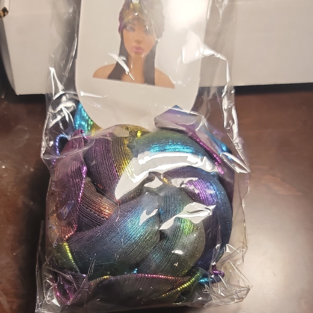 Colorful Metallic Headwrap